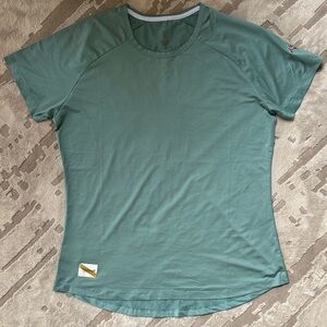 NWOT Blue Green Tracksmith Twilight Short Sleeve, L